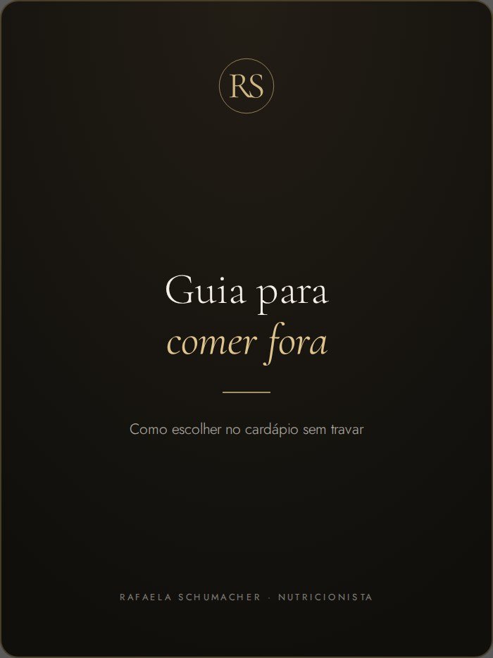 Capa do guia para comer fora