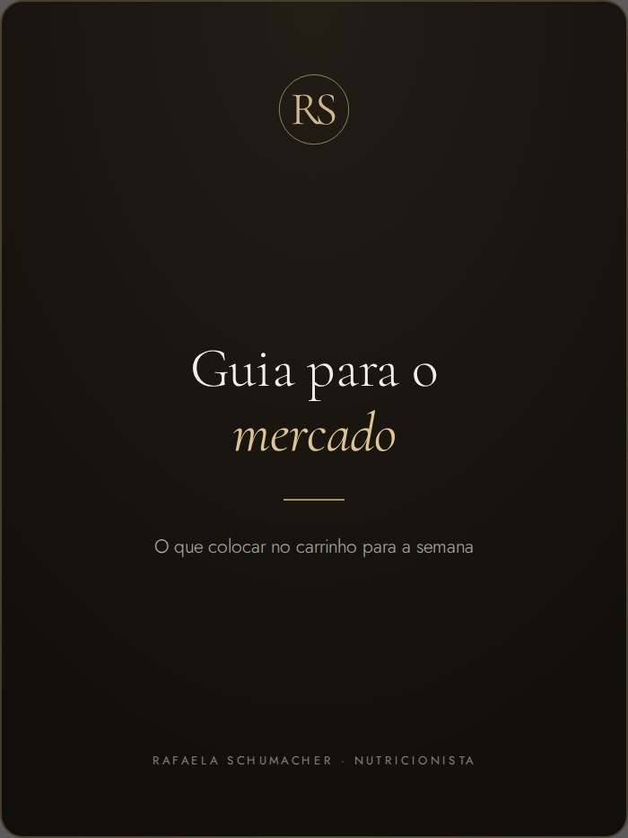 Capa do guia para o mercado